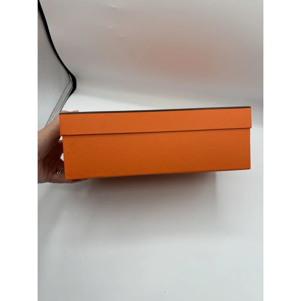 Authentic Hermes Empty Orange Shoe Box‎ W/ Dustbags 11