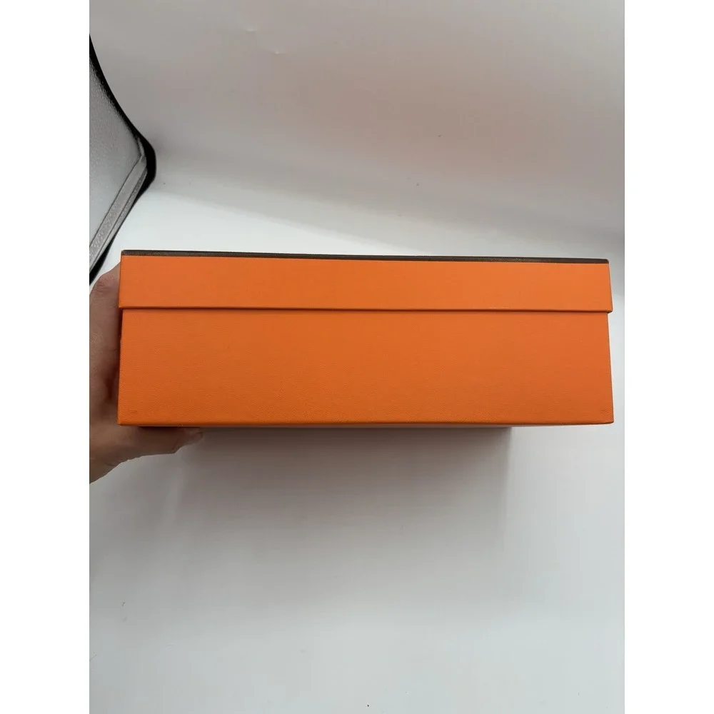 Authentic Hermes Empty Orange Shoe Box‎ W/ Dustbags 11