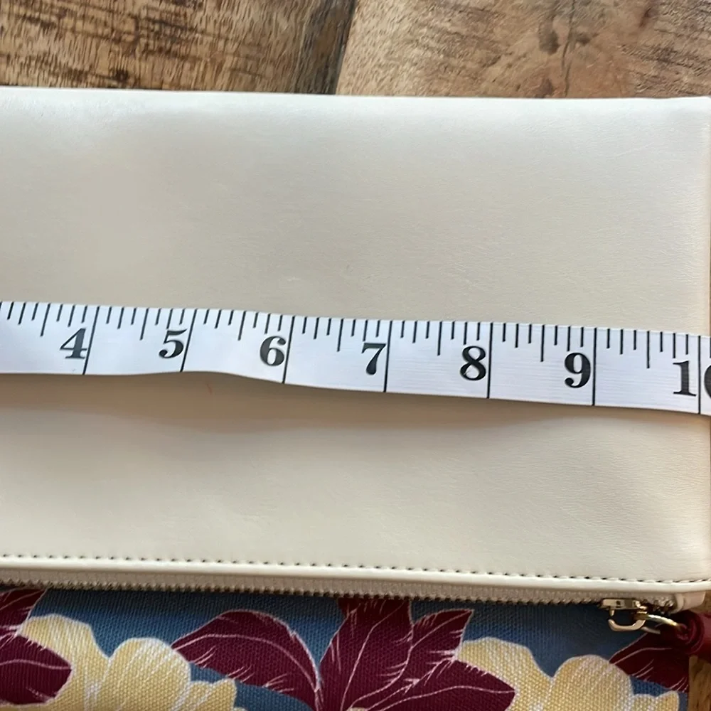 Rachel‎ Pally Reversible Floral Ivory Clutch