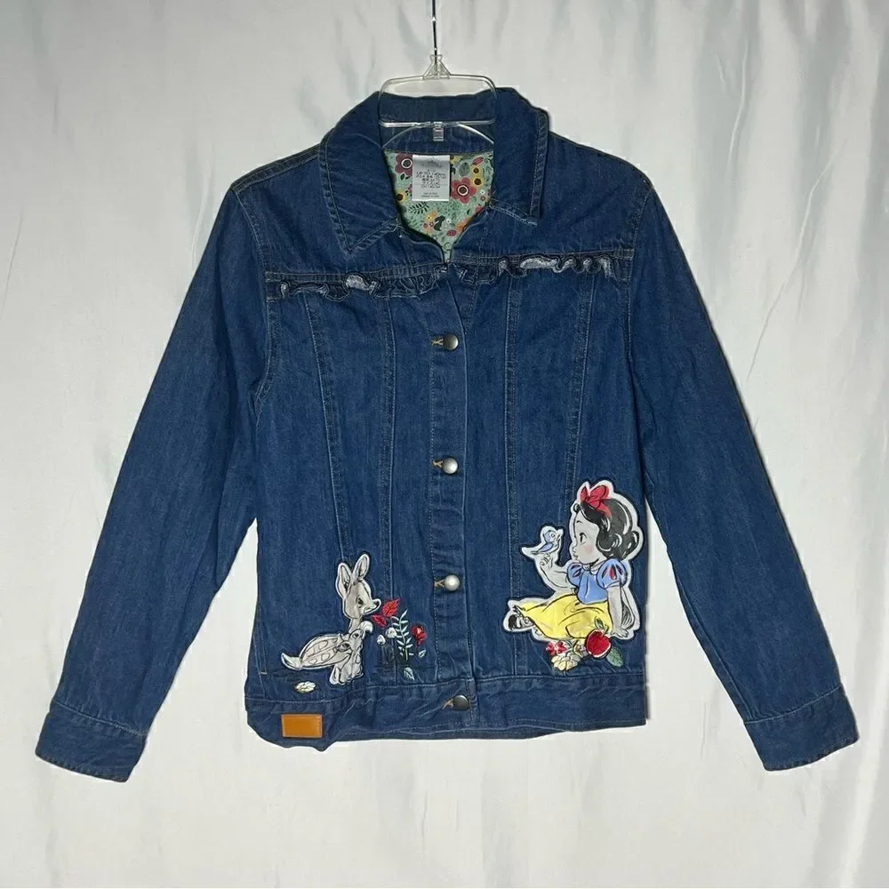 Disney Snow White Animators' Denim Jean Jacket‎ Girls 9/10