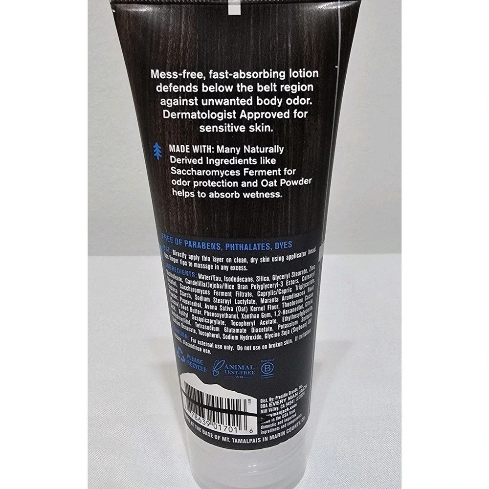 Every Man Jack Below the Belt Deodorant Lotion 24 HR Protection‎