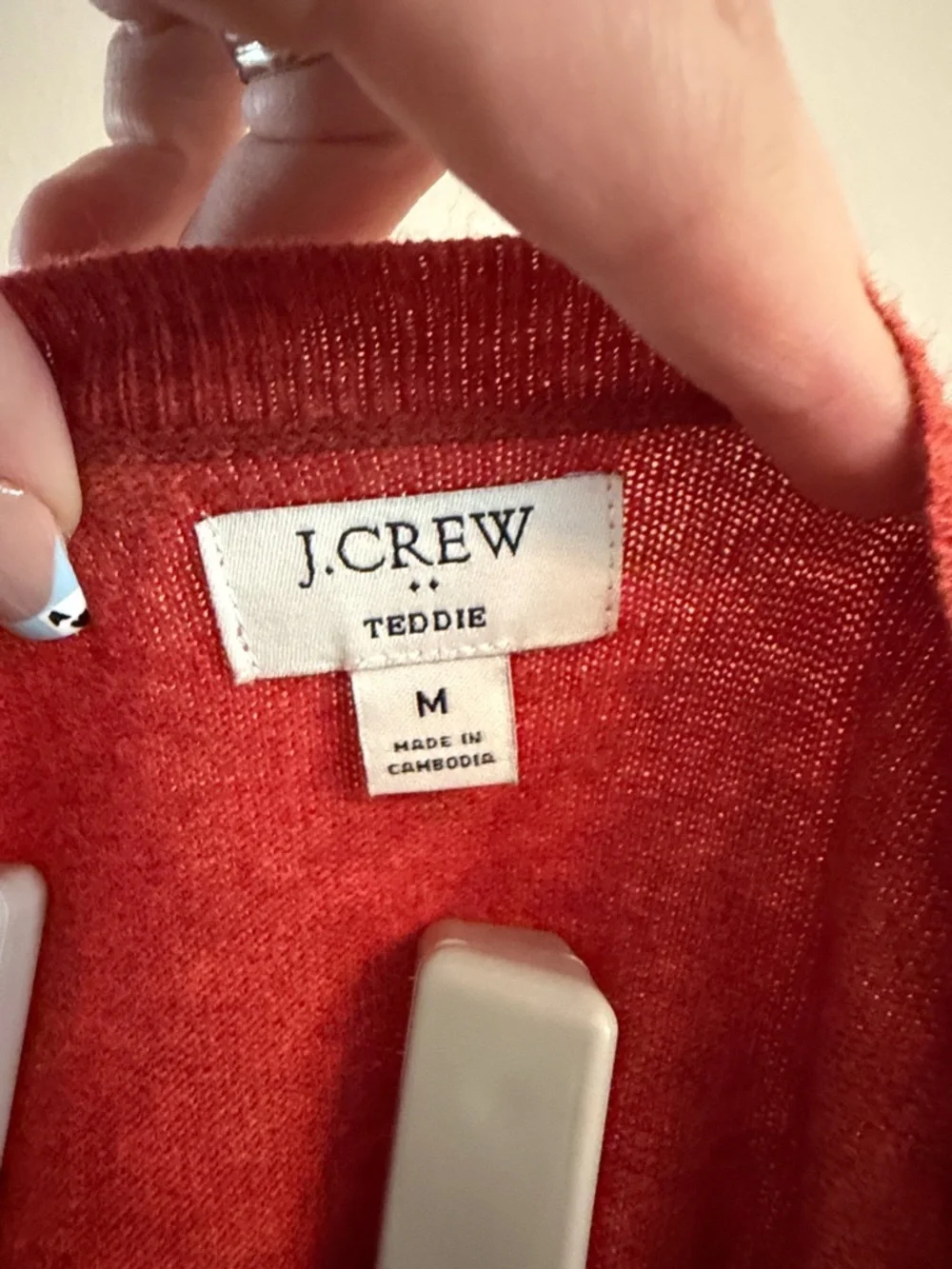 J. Crew Women's Teddie Rust Crewneck Sweater