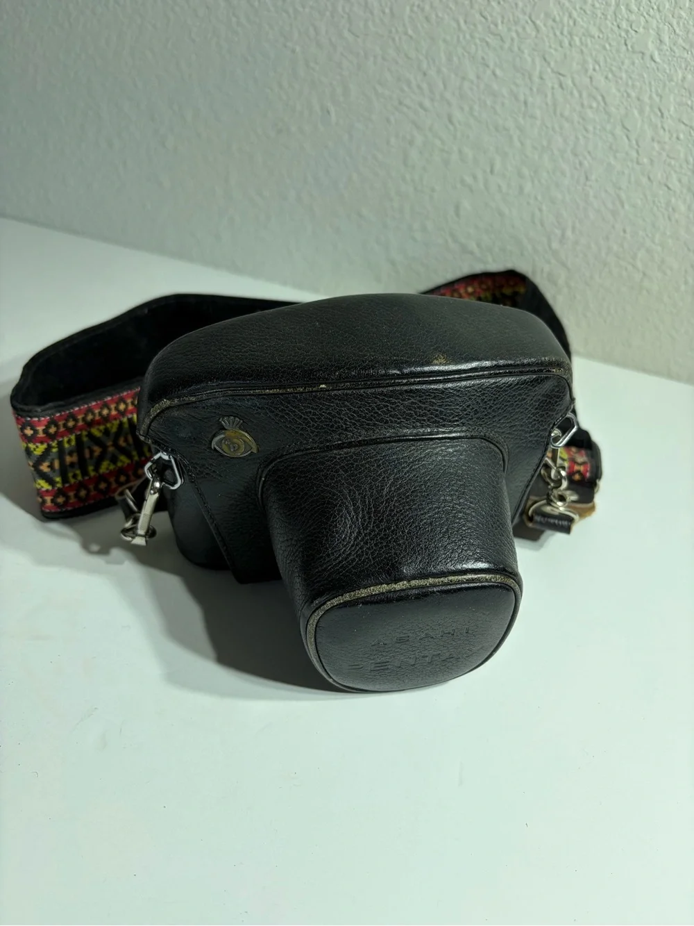 Vintage Pentax Asahi 35mm Film Camera with Case & Strap
