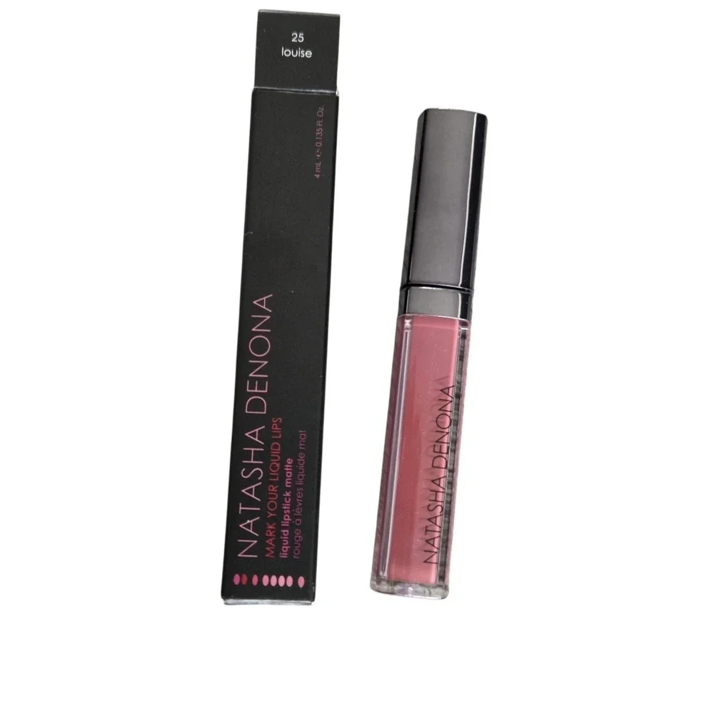 Natasha Denona Mark Your Liquid Lips Matte Lipstick Louise #25 Rosy 4 mL NEW
