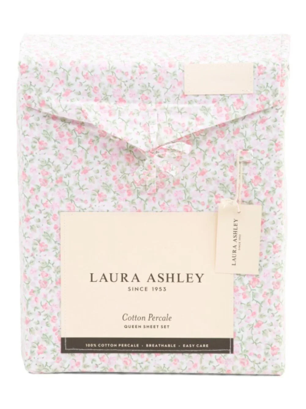 LAURA ASHLEY Cotton Floral Sheet Set