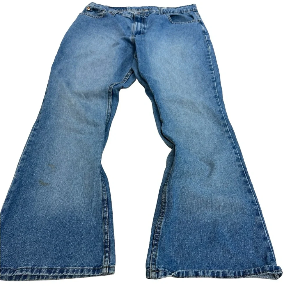 Jordache‎ Vintage Wide Leg boot cut Jeans Medium wash denim