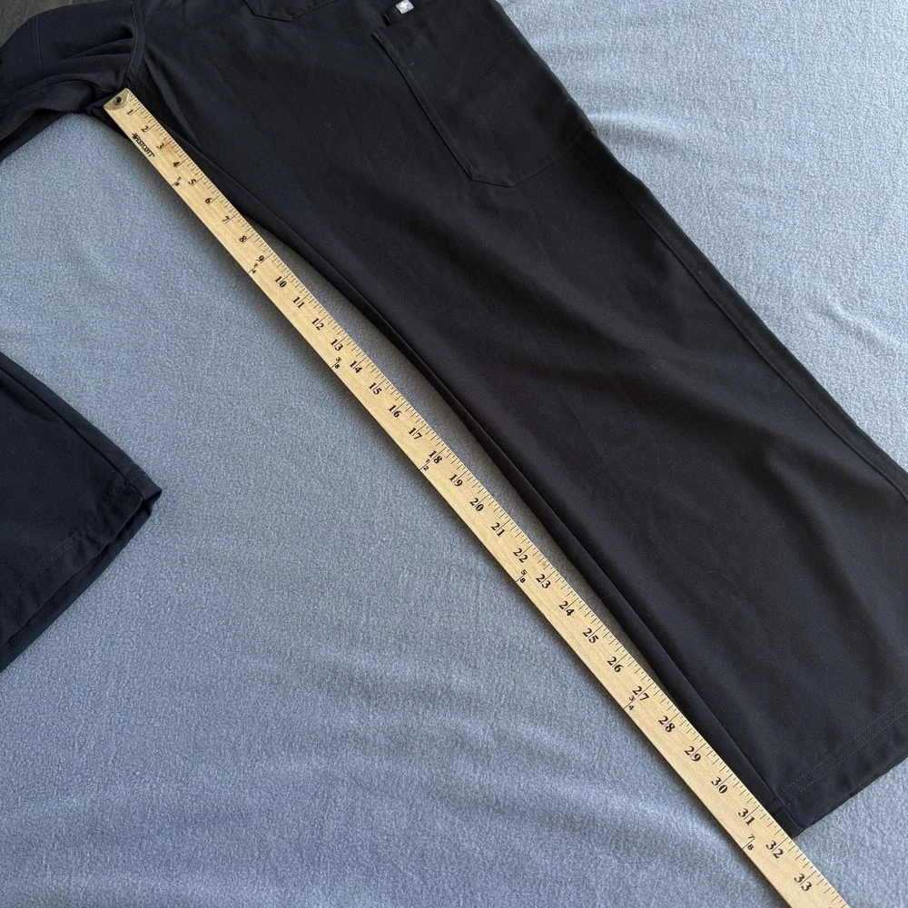 FIGS Pants Mens XL Black Cairo Cargo Scrub Technical Collection Workwear Stretch
