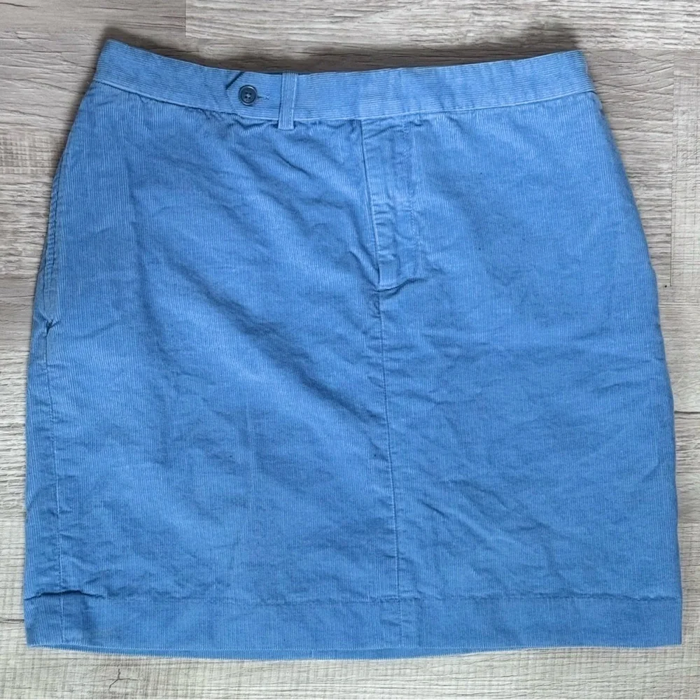 RALPH LAUREN Sport Corduroy Mini skirt Size 6 Blue Label