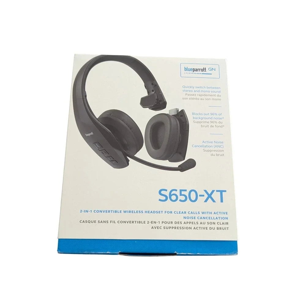 Qq2U BlueParrott S650-XT 2-in-1 Convertible Wireless Headset - Has Smoke Smell⬇️