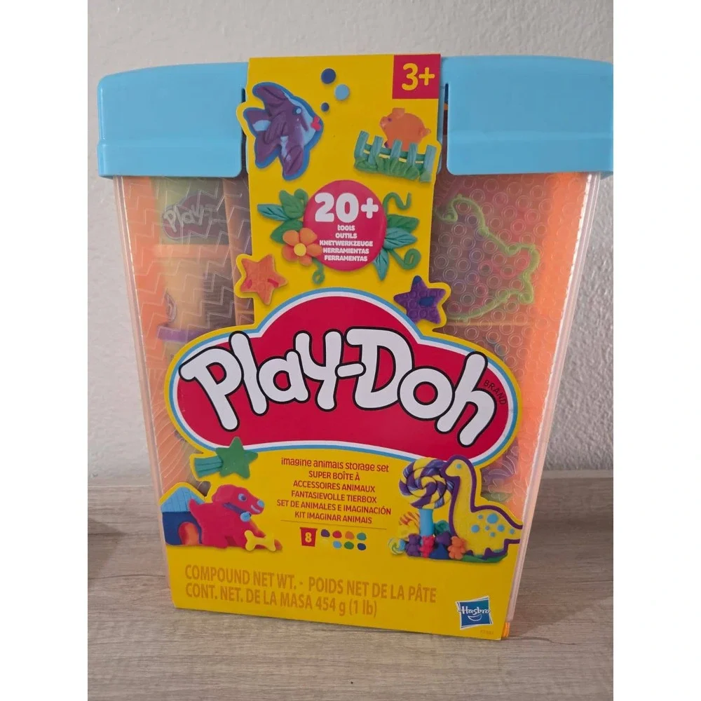 PLAY-DOH imagine animals storage set/ 20+ tools