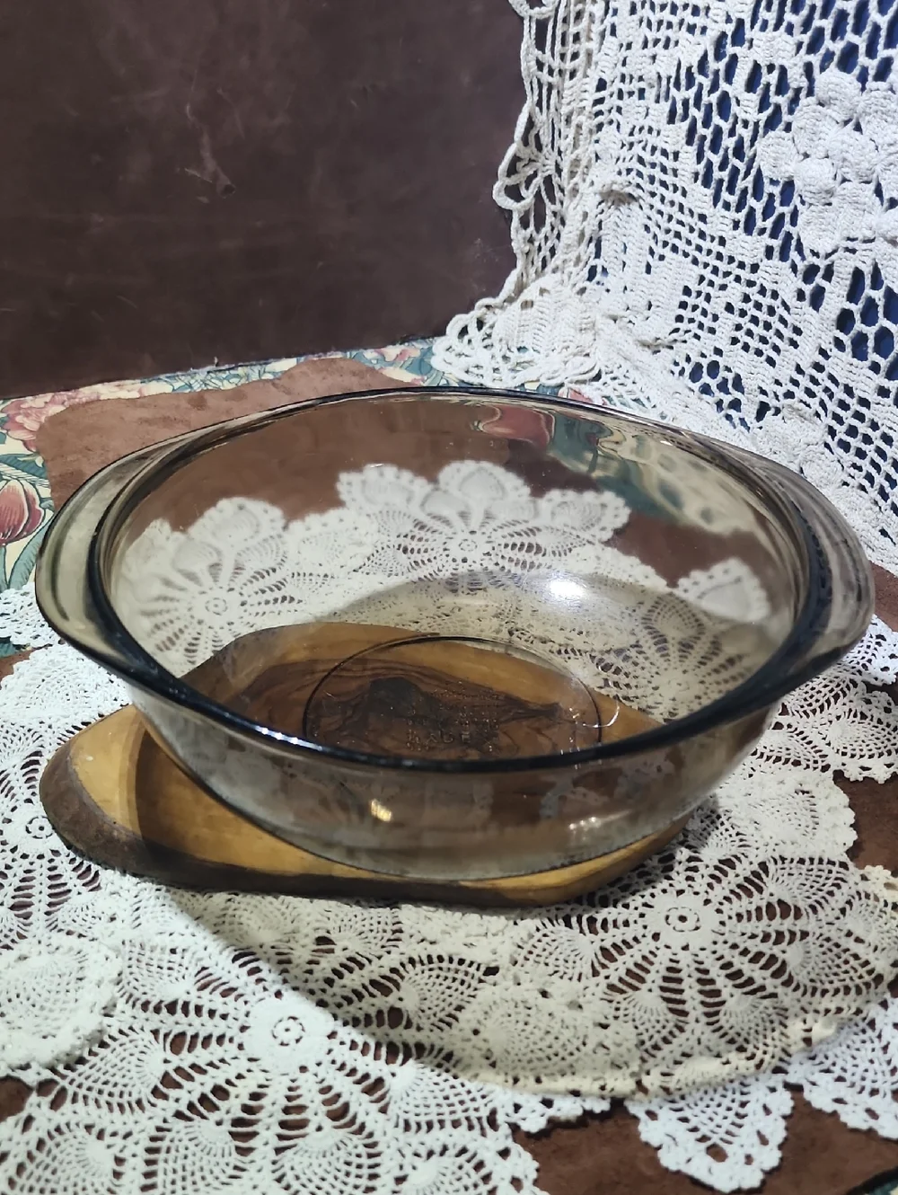 Vintage PYREX Amber Glass 10