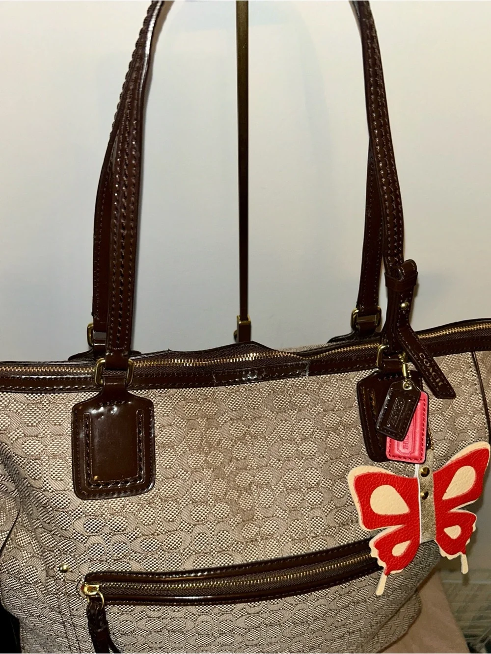 Coach poppy signature