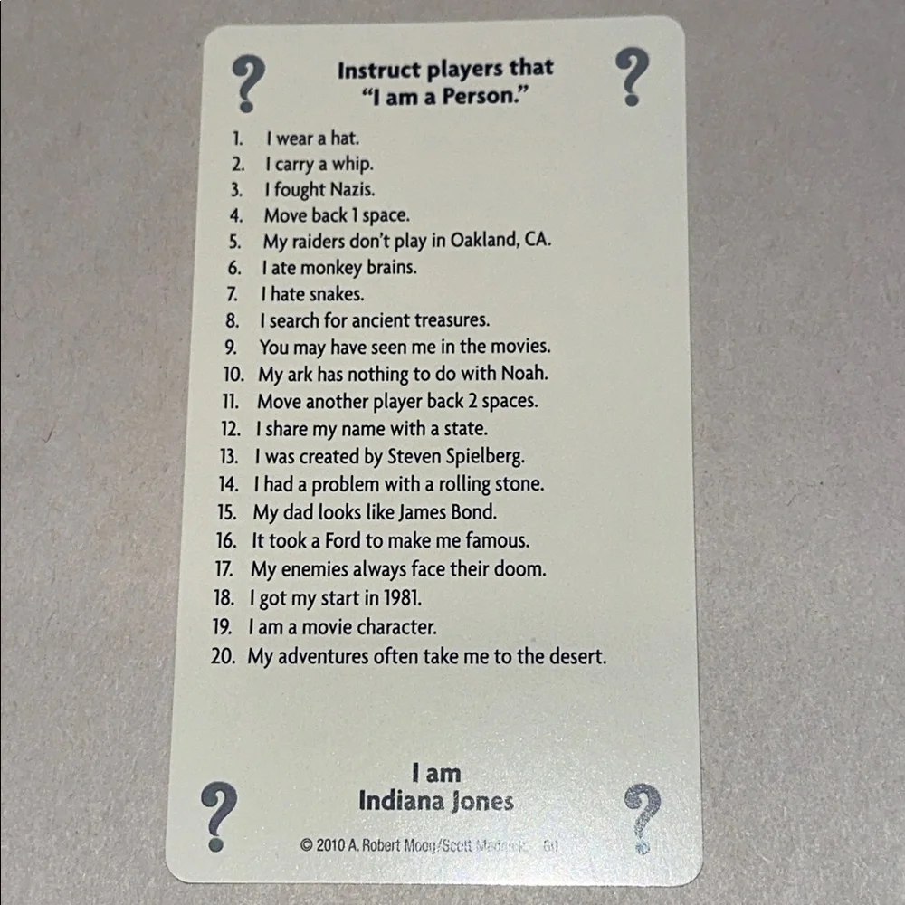 UNIVERSITY GAMES 20 Questions Board Game - Complete - NWOT