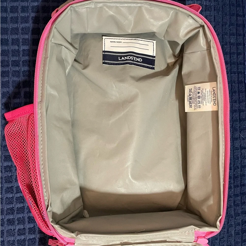 Lands' End‎ Kids' Pink Polka Dots lunchbox