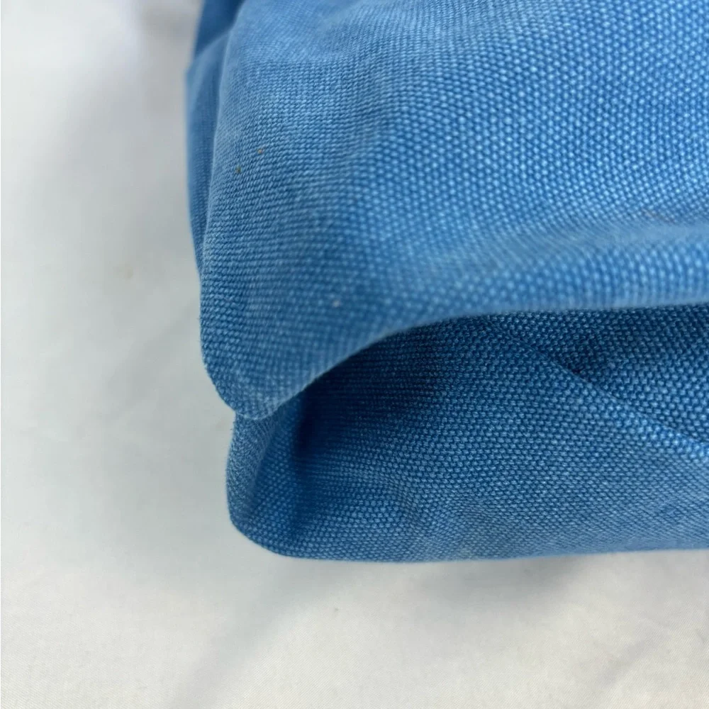Farmhouse Is My Style Blue Tote‎ with leather accents and Zip Closure