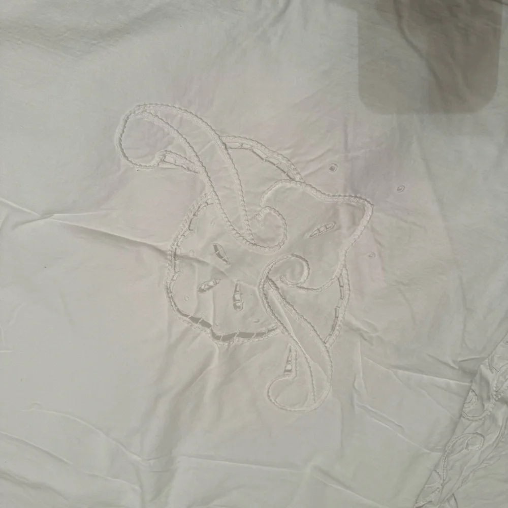 Vintage shams embroidered
