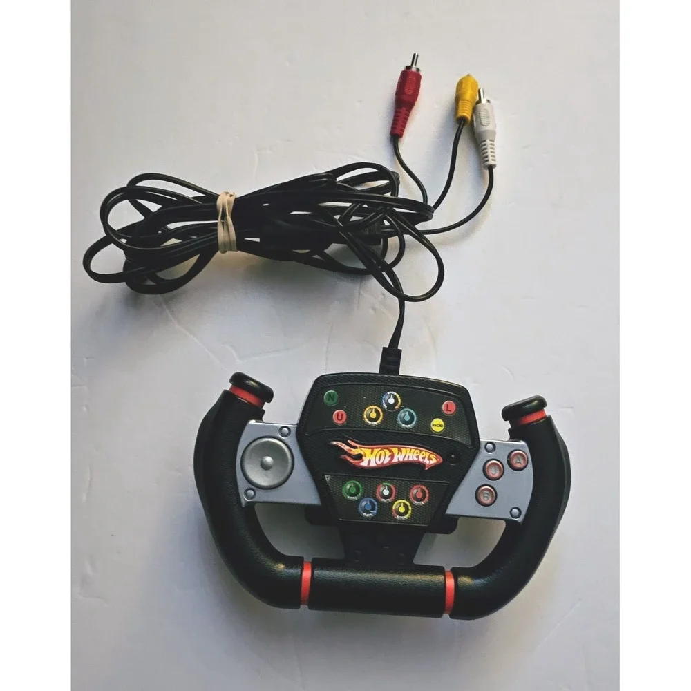 Hot Wheels TV Racer Video‎ Game Steering Wheel Controller
