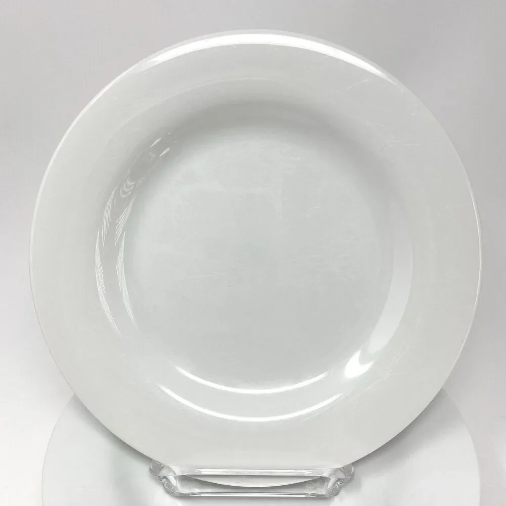 Pottery Barn PB White Porcelain Salad Plate 8.25” Diameter Japan