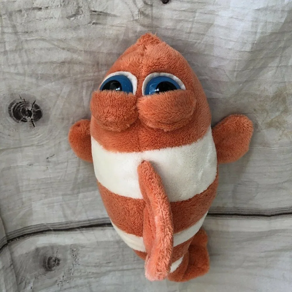 Russ Clown Fish‎ Phinny Lil Peppers Plush Big Eyes Red Stuffed Animal 10