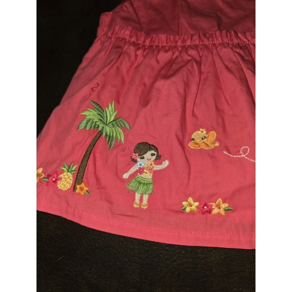 Gymboree aloha sunshine embroidered dress size 3 6 months nwt