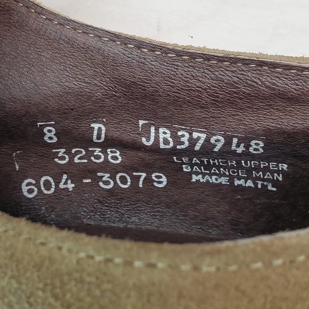 ST JOHNS Mens Suede Desert Boots Tan Lace Up Comfort Leather‎ Upper Size 8 D