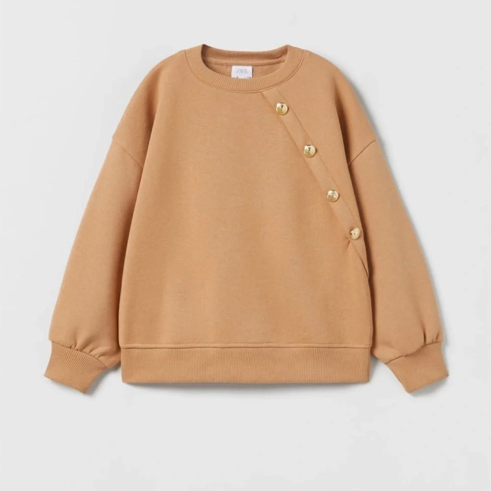 Zara Golden Buttons Sweatshirt
