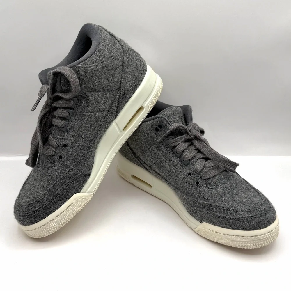Air Jordan 3 Retro “Wool” Size 6.5Y. (854263-004) (2016) Rare