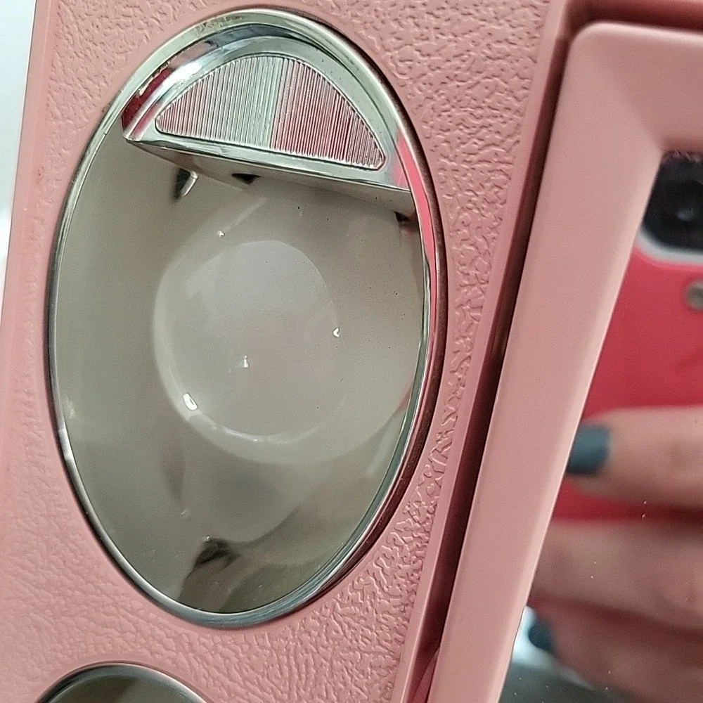 VINTAGE Mirror Go Lightly Petite Make Up Mirror Magnifying Original Box READ‎