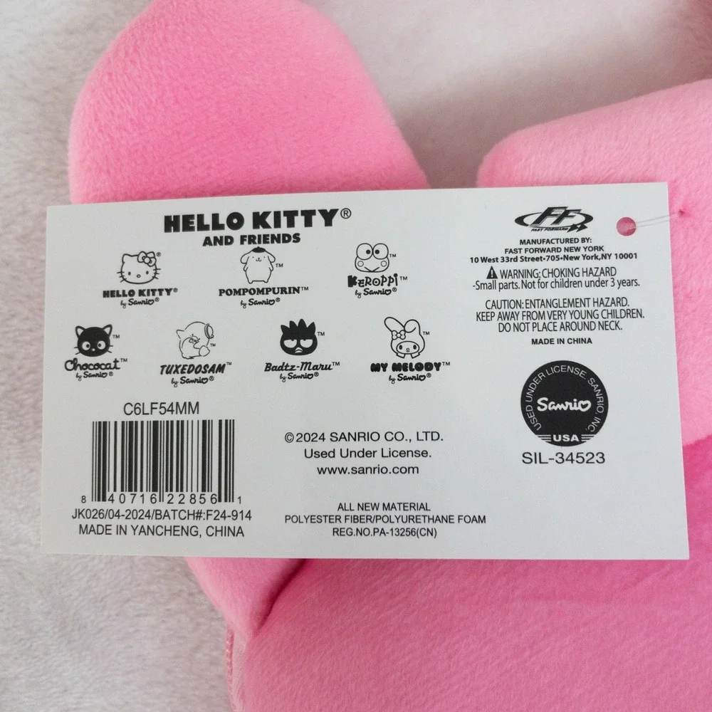 Sanrio My Melody Plush Handbag Pink Bunny Soft Hello Kitty Friends New