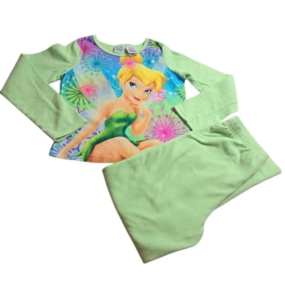 Disney Fairies Tinkerbell Pajamas M7/8