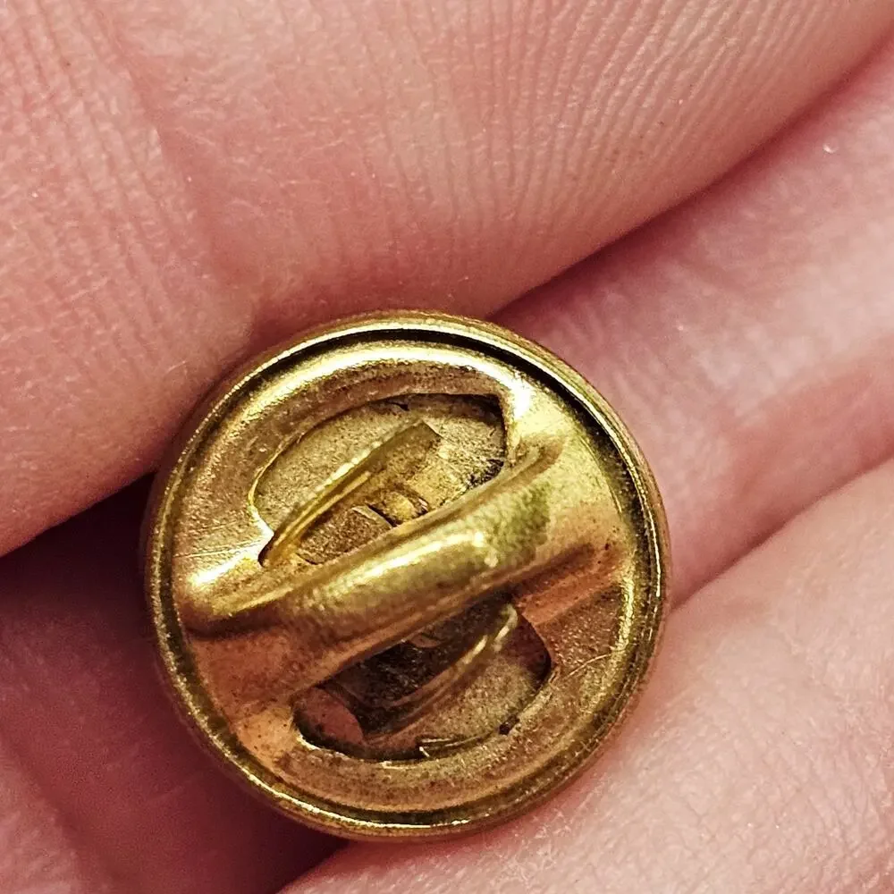 Vintage Clown Windsor Gold-Toned Cufflinks Men’s Formalwear Theater Lapel Pin