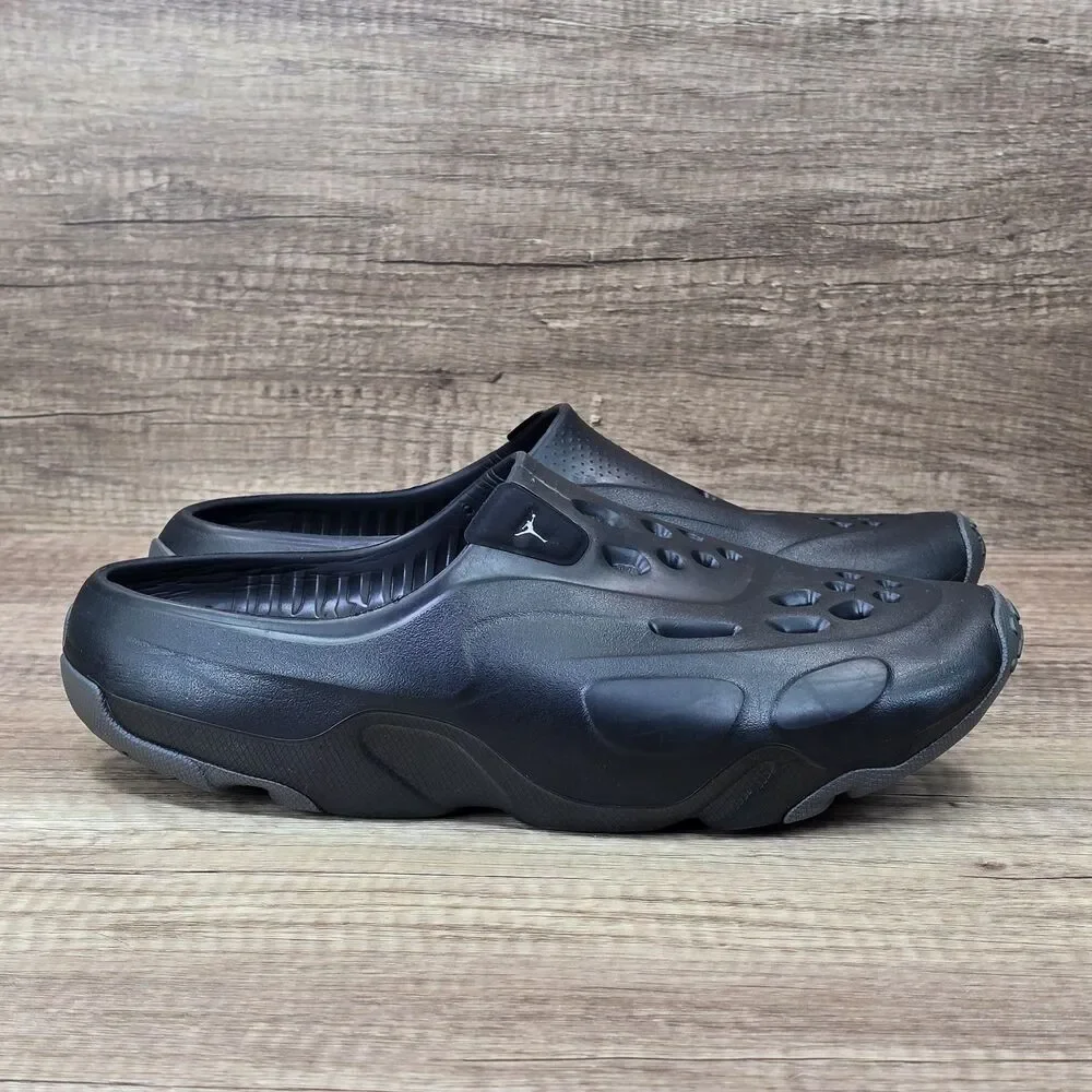 Nike Jordan Roam Slide Men's Size 10 Black Iron Gray Sandals RUN SMALL READ DESC