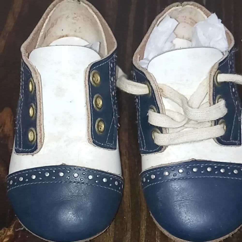 Vintage Leather Baby Deer Shoes