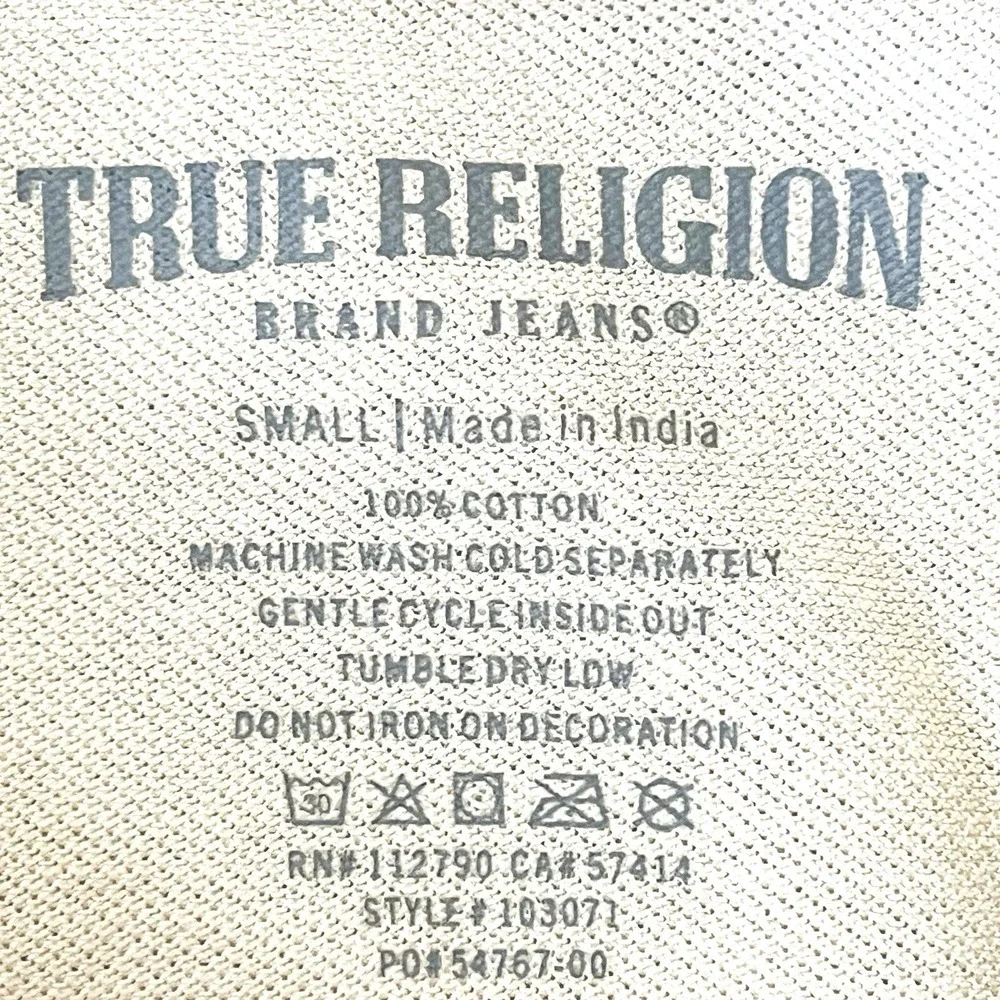 True Religion home black sleeve