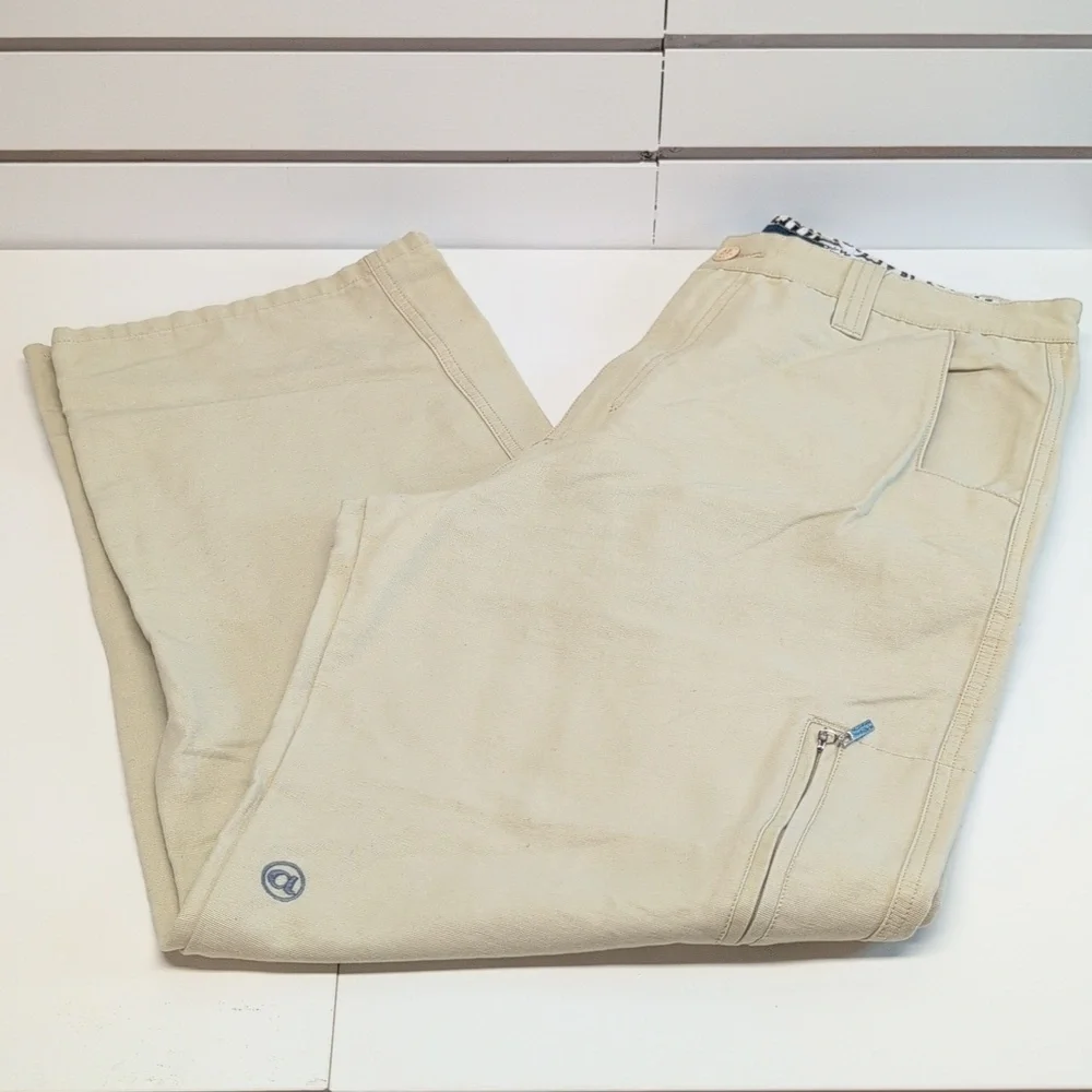 Airwalk Men's 34 Chino Skater Ivory Pant size 34x30 NWOT