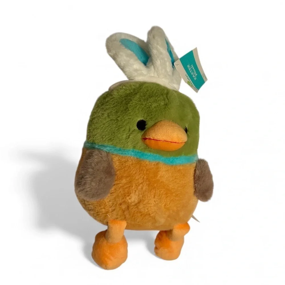 Easter Bird Plush | Bunny Ears | Spring Decor | Soft & Colorful | New with Tag