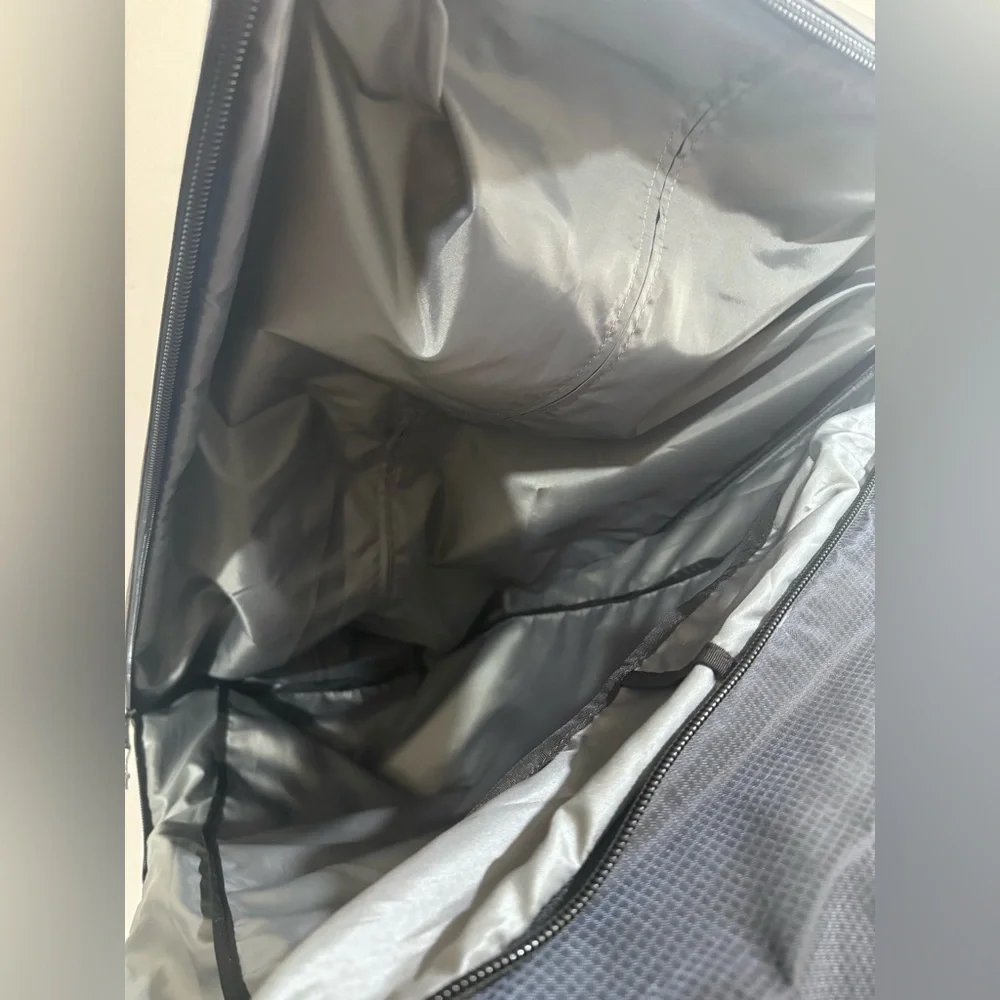 Eddie Bauer Black and Gray Rolling Travel Duffel with Telescoping Handle