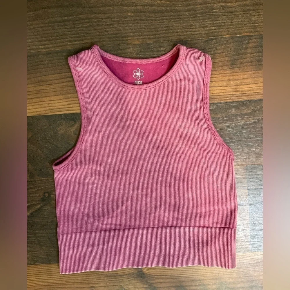 AURA Ribbed Rumi Tank and Shorts