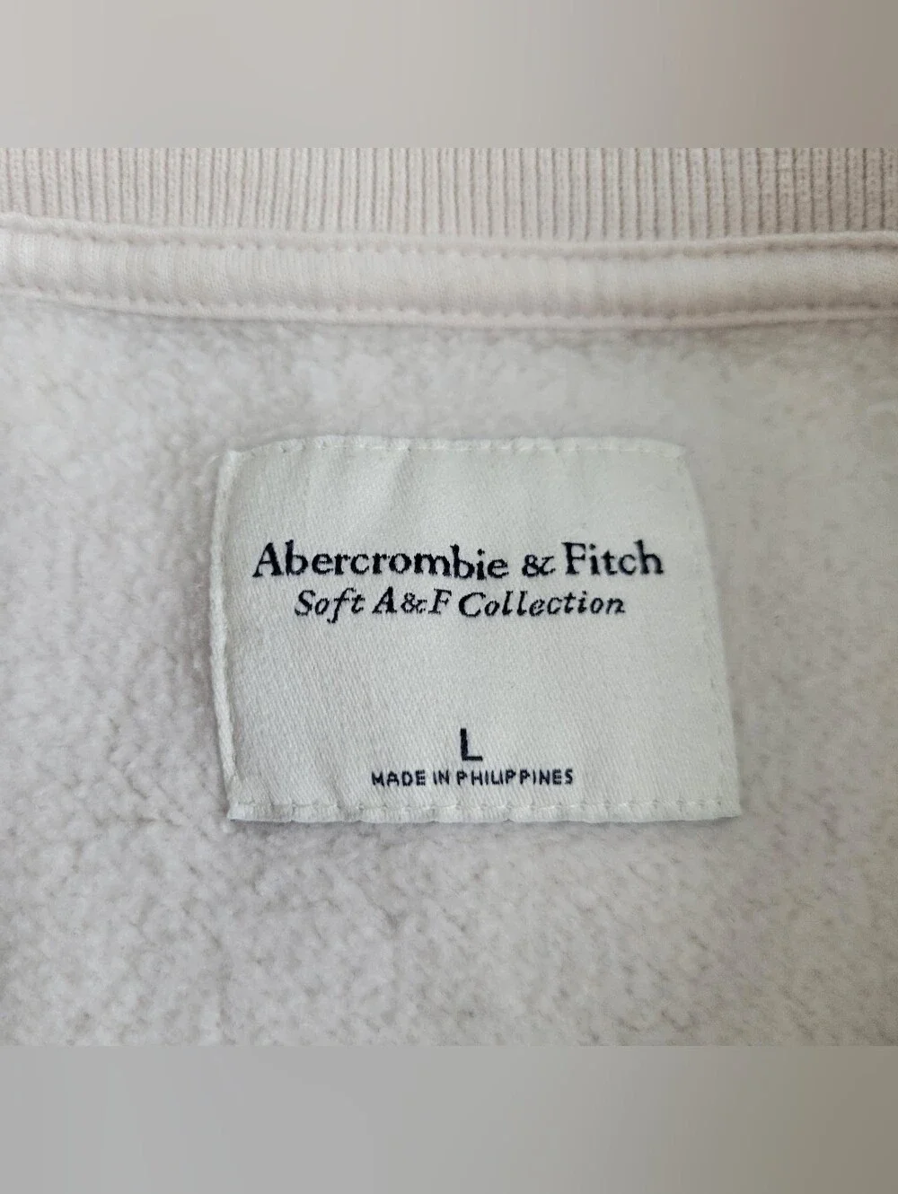 Abercrombie & Fitch Sunday Sweatshirt Horses Western Beige Brown Gray Large