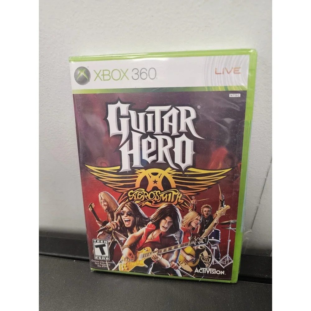 Guitar Hero Aerosmith Microsoft Xbox 360 Game NEW Sealed T Activision‎ NTSC 2008