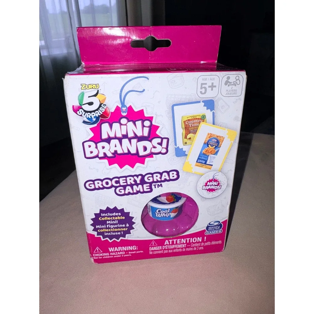 Zuru 5 Surprise Mini Brands Grocery Grab Game Spin Master with Exclusive Mini