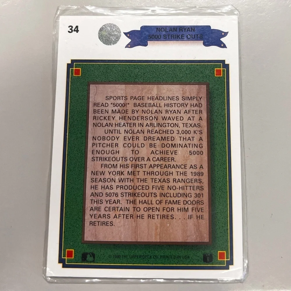 Upper Deck nolan ryan