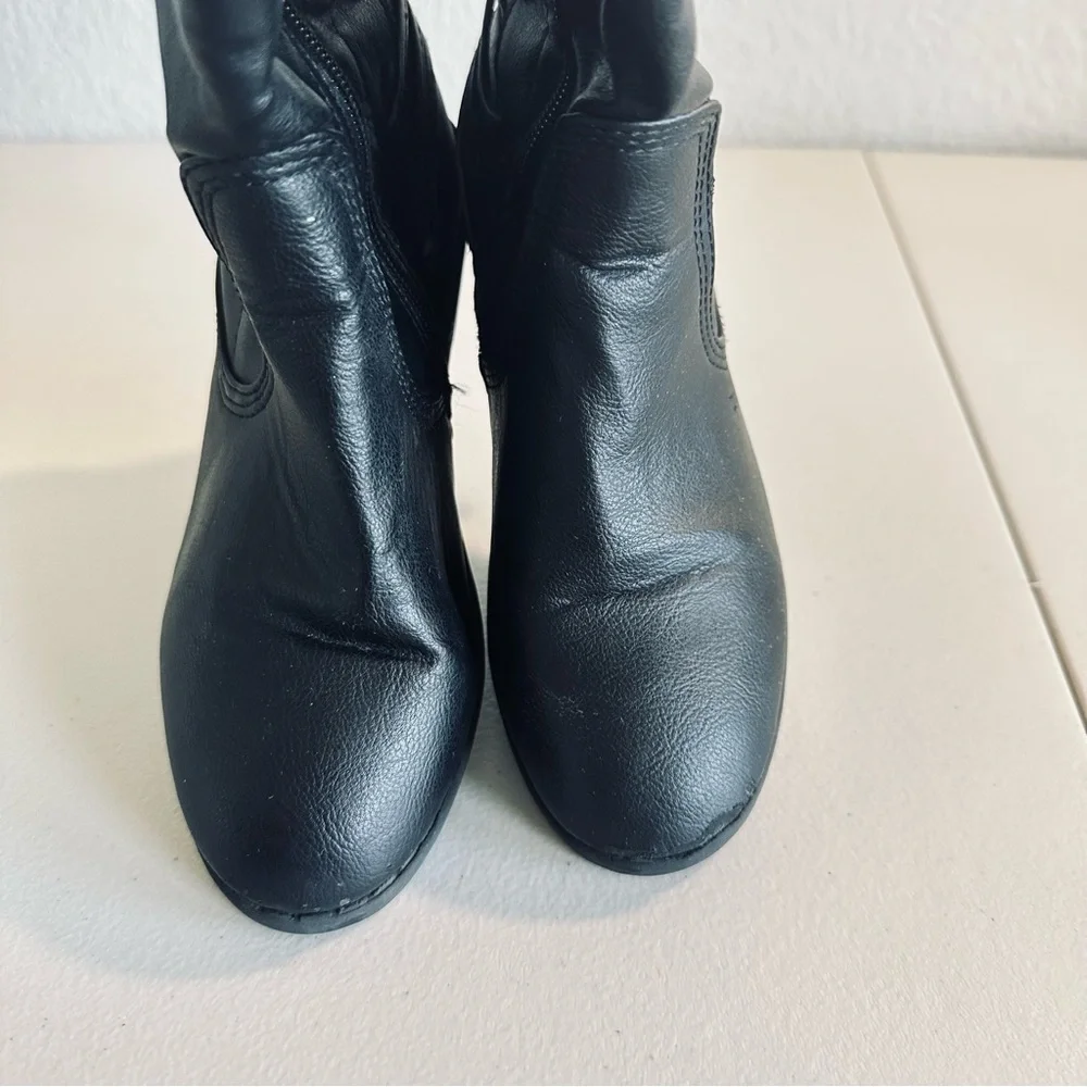 bebe kids black boots