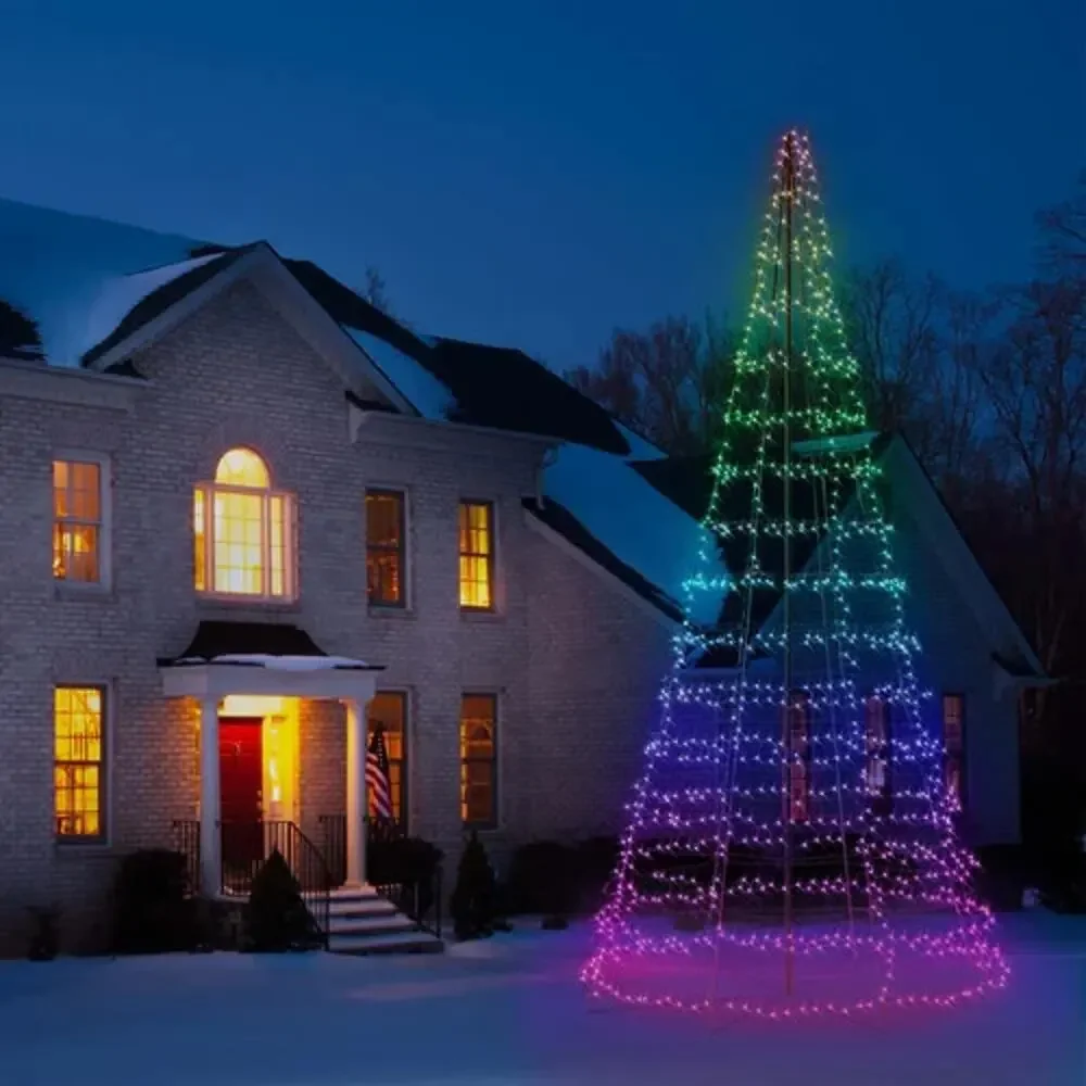 Twinkly app outdoors