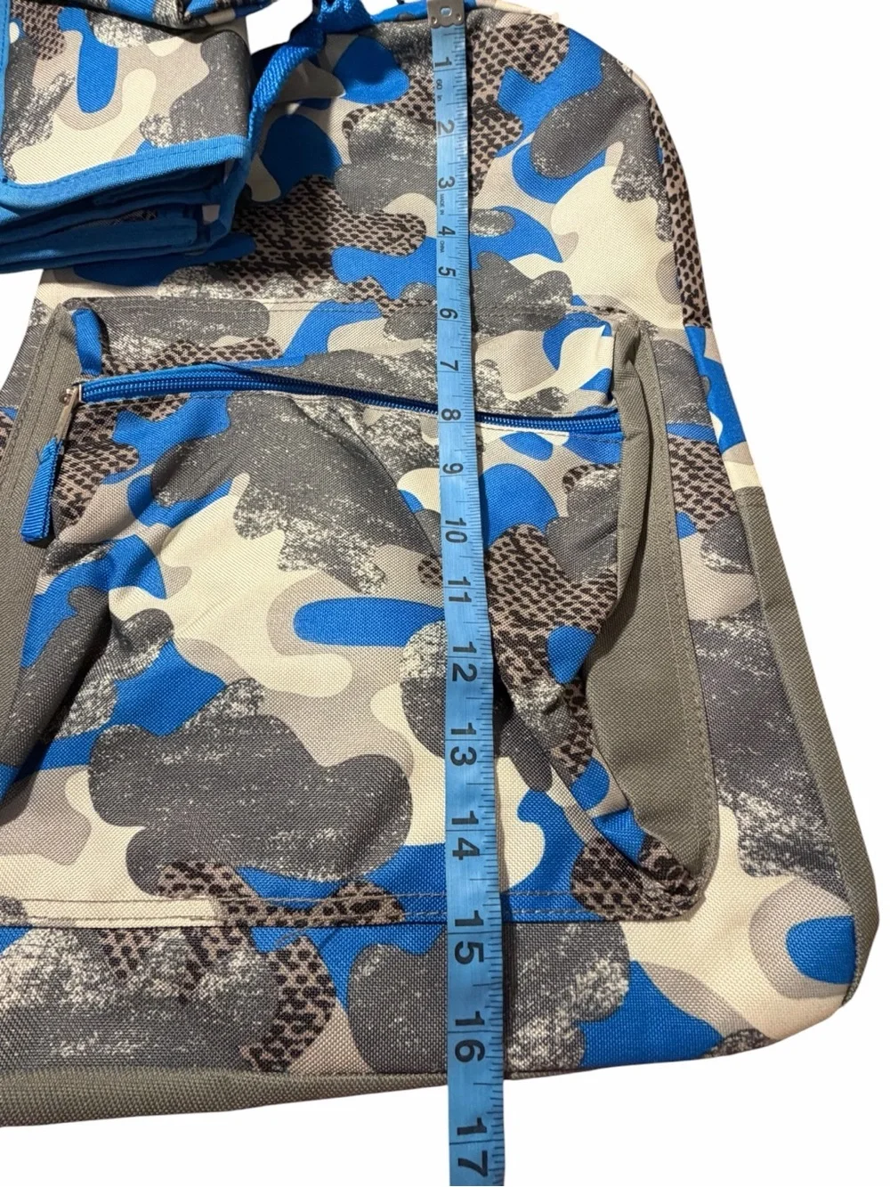 Kids Blue & Gray Camo Backpack - Class Pack Value Set
