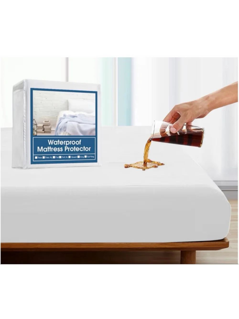 NEW SPRINGSPIRIT Full Size Waterproof Mattress Protector Cover