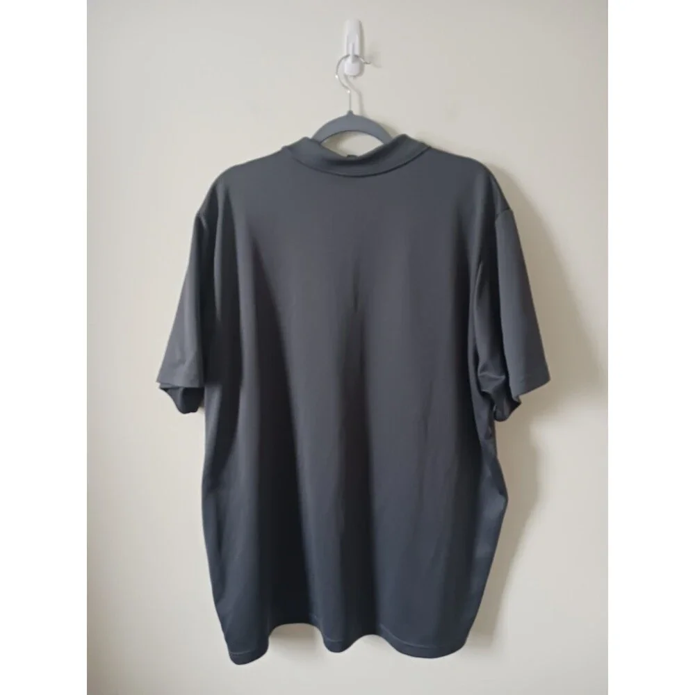 Adidas Golf‎ Mens Performance Athletic Gray Polo Shirt Size 2XL