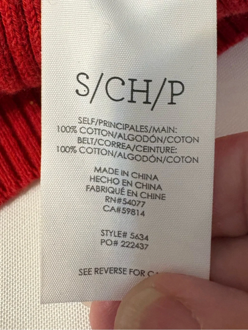 CAbi chic red