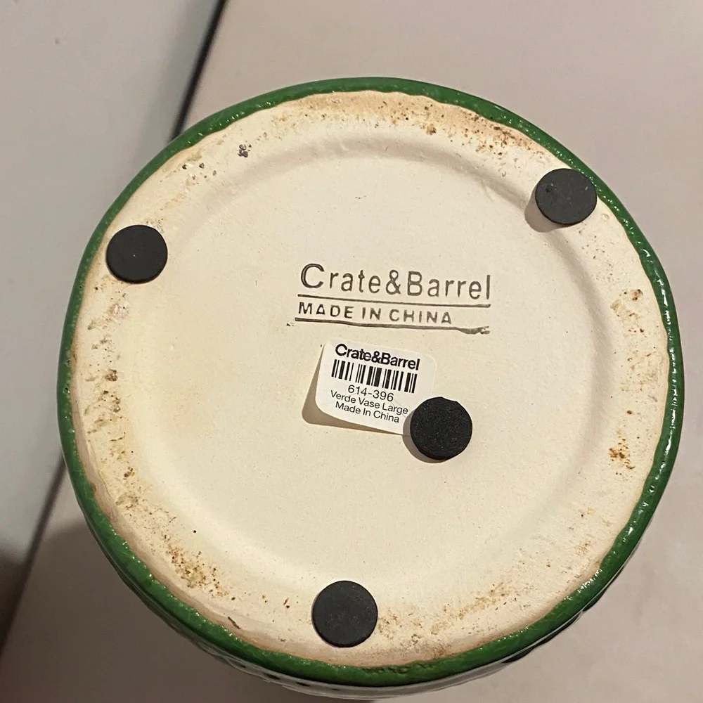 Crate&Barrel tall ceramic