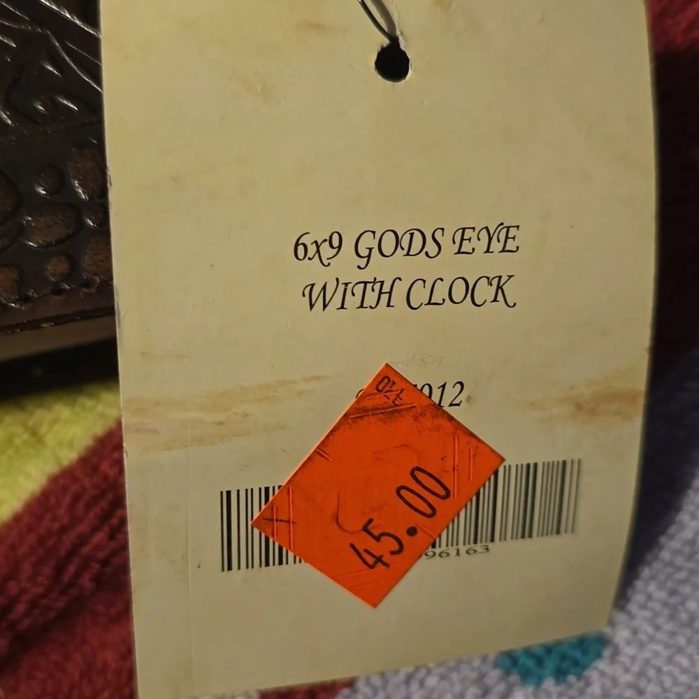 ♥️BUY 2 GET 1 FREE EARTHBOUND Handmade Leather Journal God's Eye ~ 6